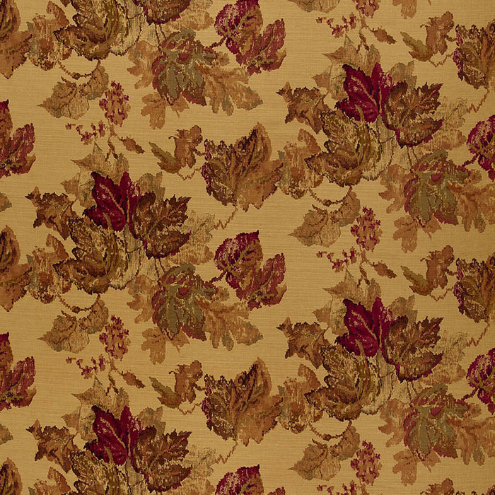 Schumacher Longwood Leaves Spice Fabric 166373