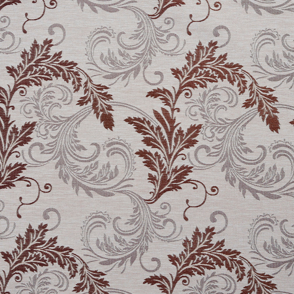 Charlotte Linen Leaf Fabric Sample 1671