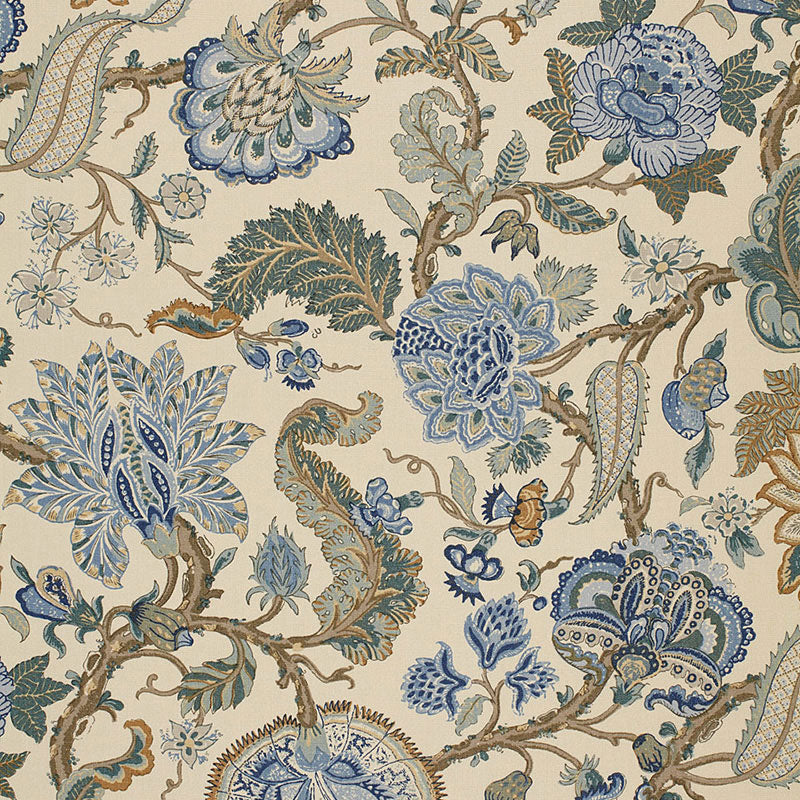 Schumacher Chalfont Porcelain Fabric 172743