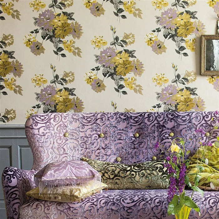 Designers Guild Portier Ecru Wallpaper P521/02