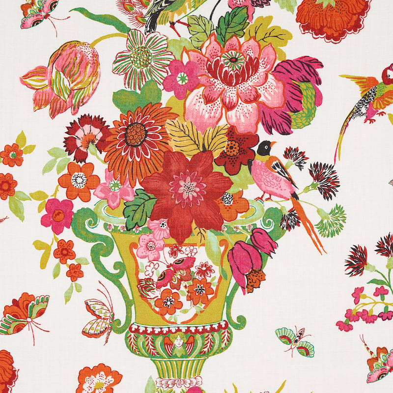 Schumacher Lansdale Bouquet Summer Fabric 173072