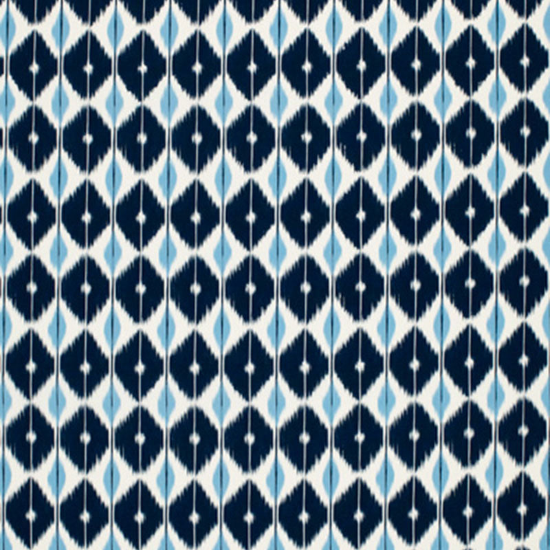 Schumacher Sarong Indigo Fabric 173402