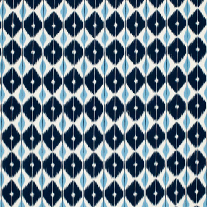 Schumacher Sarong Indigo Fabric Sample 173402