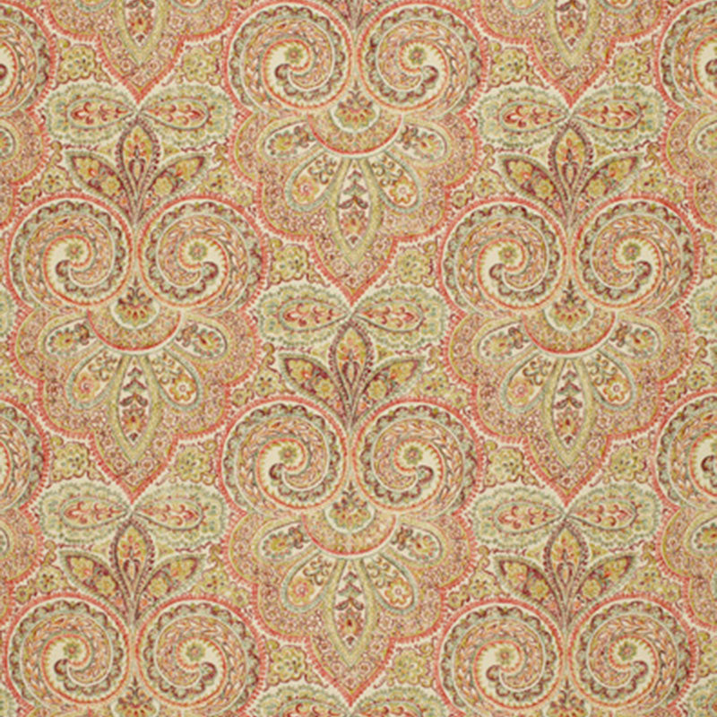 Schumacher Kashan Paisley Gemstone Fabric 173450