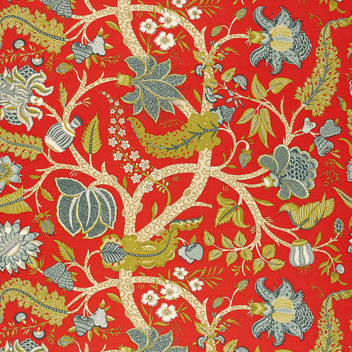 Schumacher Jaipur Tree Poppy Fabric 173543