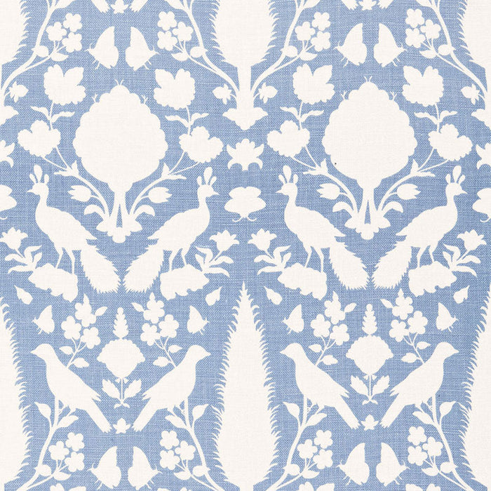 Schumacher Chenonceau Sky Fabric Sample 173567