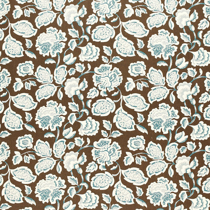 Schumacher Deco Flower Cocoa Fabric Sample 173703