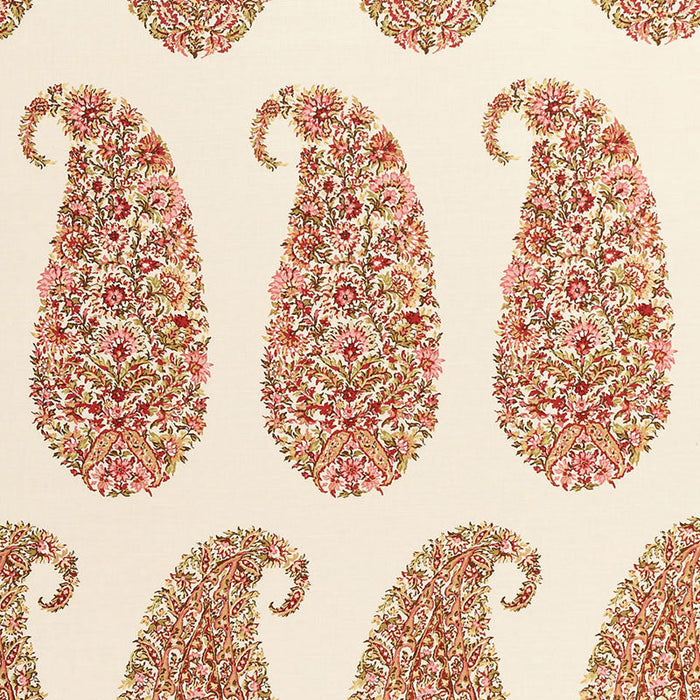 Schumacher Shirala Paisley Berry Fabric Sample 173781