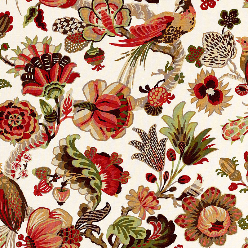 Schumacher Cambourne Coral Fabric 173822