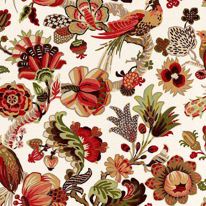 Schumacher Cambourne Coral Fabric 173822