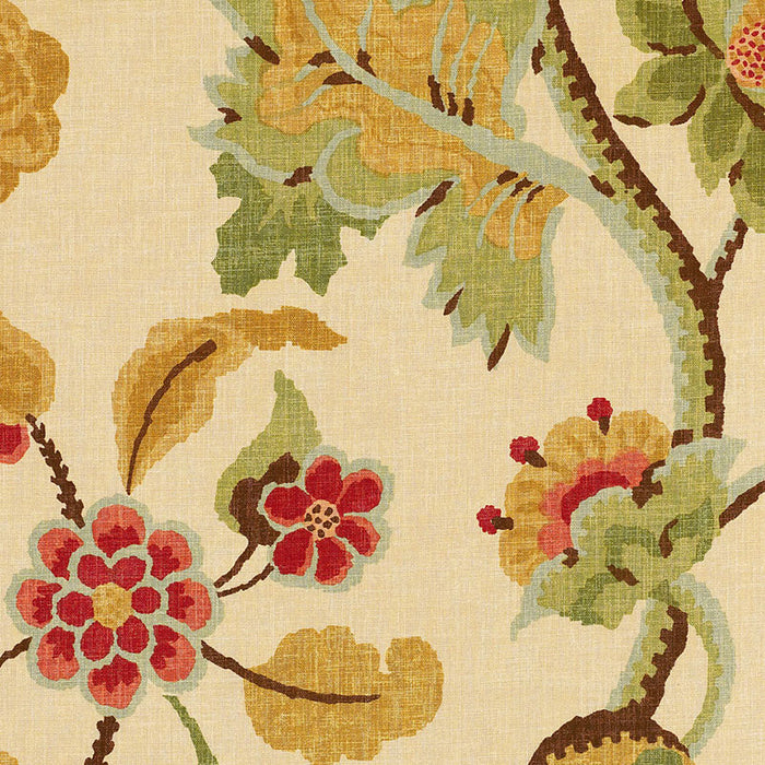 Schumacher Khantau Tree Honey Fabric 173911