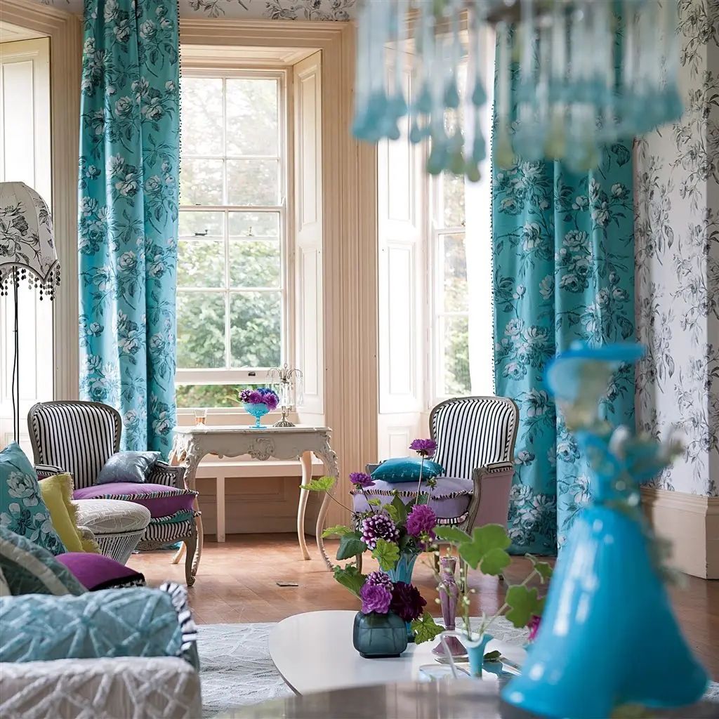 Designers Guild Watelet Turquoise Fabric F1685/04