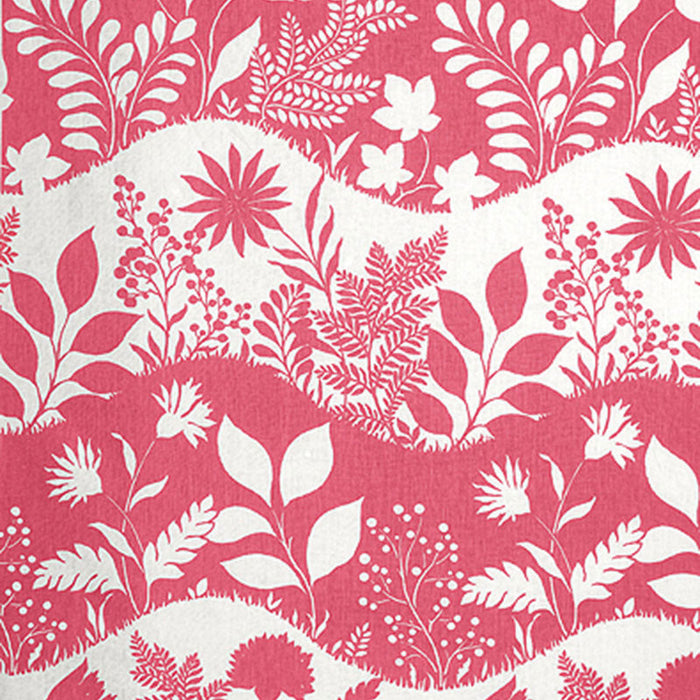 Schumacher Good Day Sunshine Flamingo Fabric Sample 173971