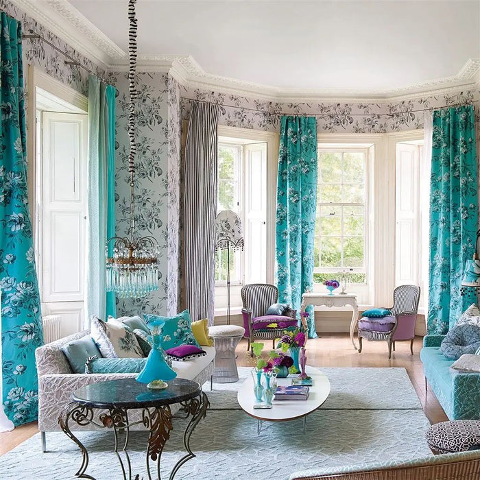 Designers Guild Watelet Turquoise Fabric F1685/04