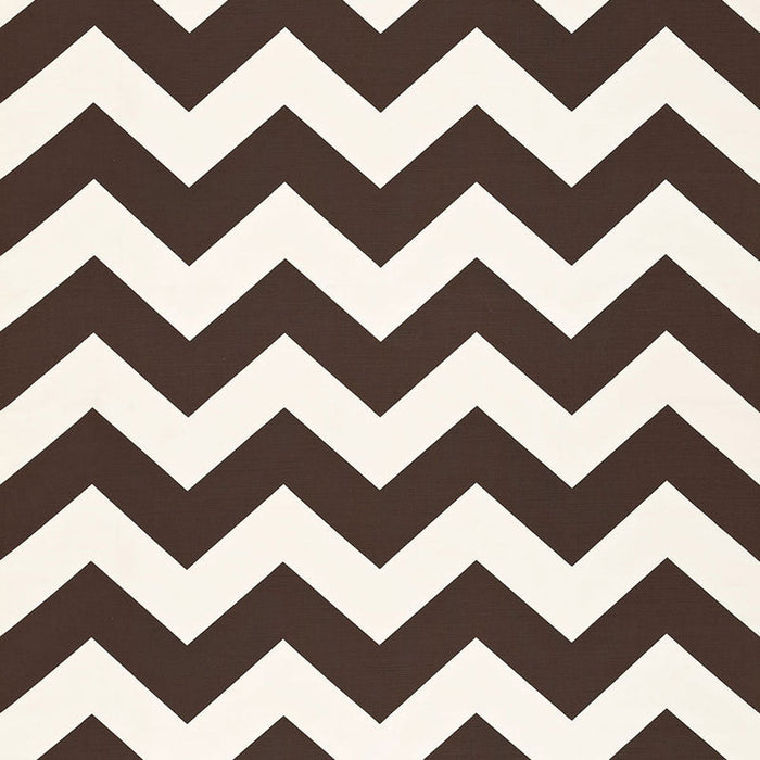 Schumacher High Voltage Espresso Fabric Sample 173982