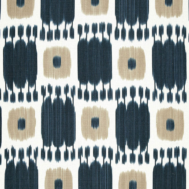 Schumacher Kandira Indigo Fabric 174402