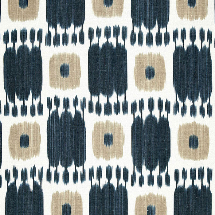 Schumacher Kandira Indigo Fabric Sample 174402