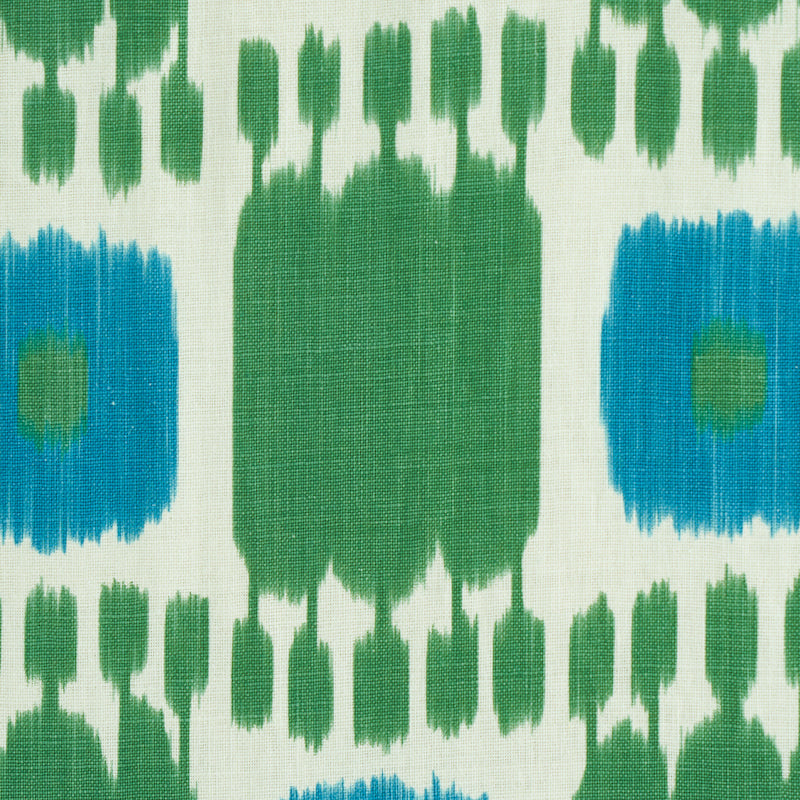 Schumacher Kandira Peacock Fabric Sample 174405