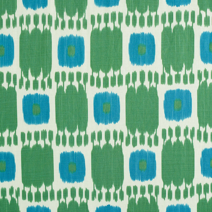 Schumacher Kandira Peacock Fabric Sample 174405