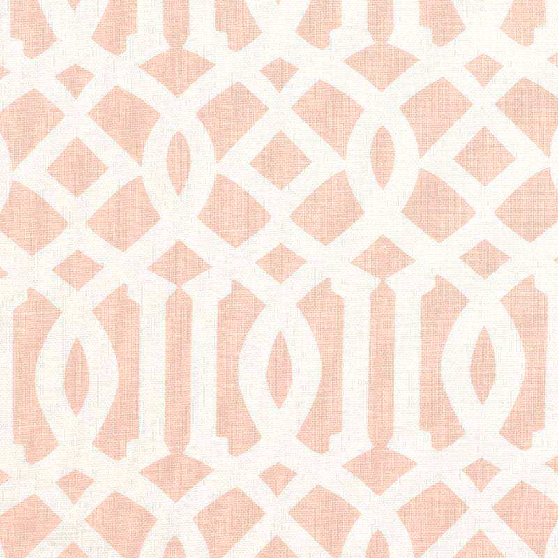 Schumacher Imperial Trellis Ii Blush Fabric 174416