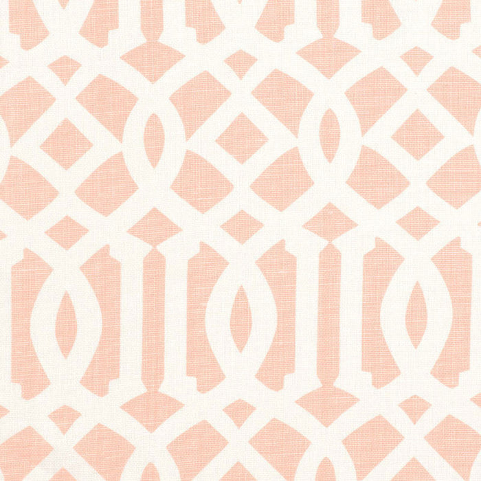 Schumacher Imperial Trellis Ii Blush Fabric Sample 174416