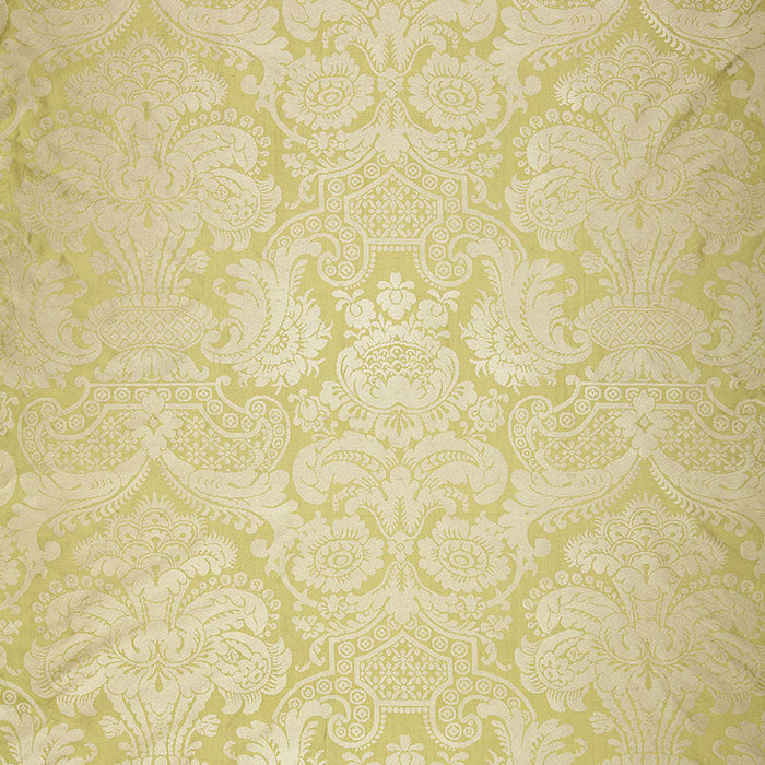 Schumacher Padova Damask Print Celadon Fabric Sample 174421