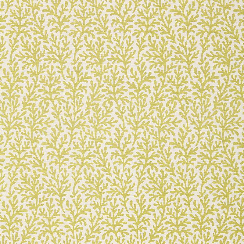 Schumacher Sea Coral Chartreuse Fabric 174462