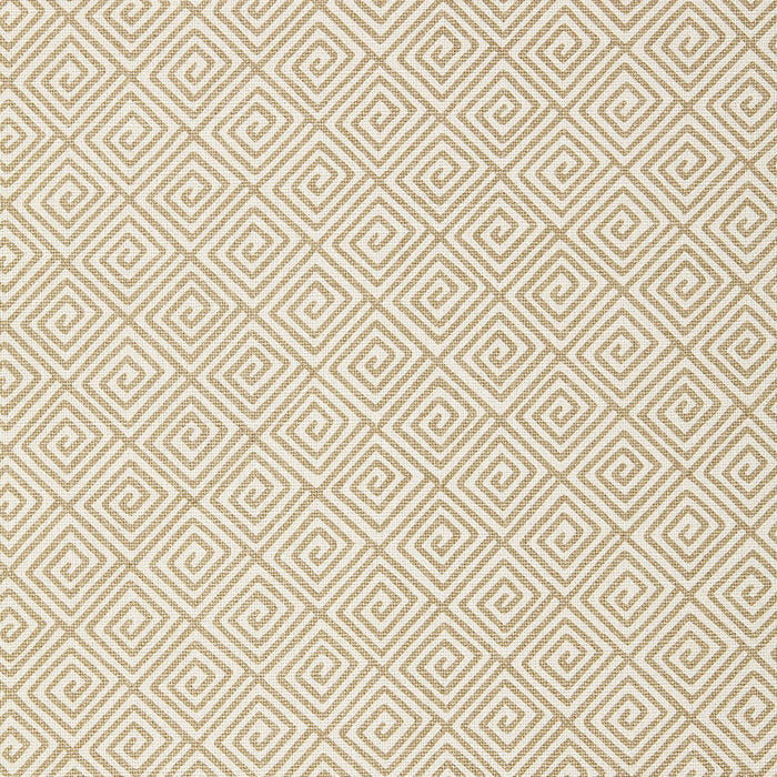 Schumacher Greek Key Sand Fabric 174500