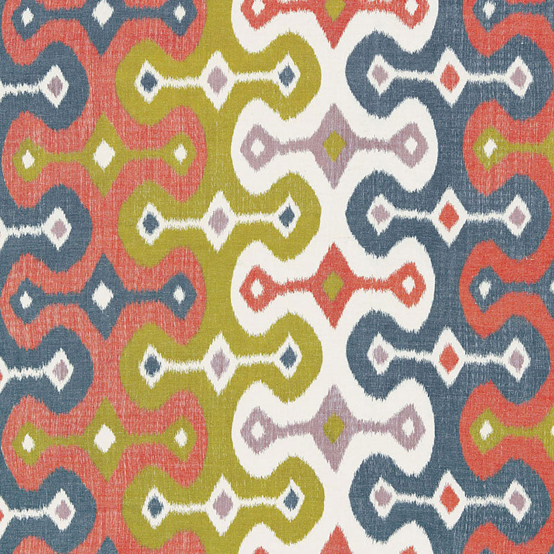 Schumacher Darya Ikat Caravan Fabric 174830