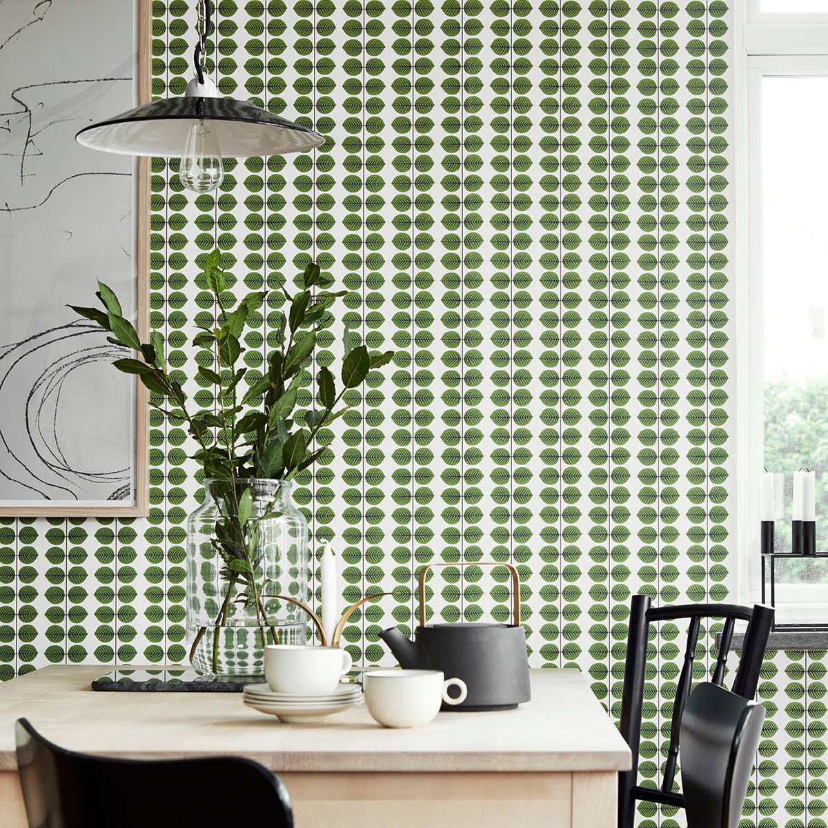 Schumacher Berså Leaf Wallpaper 1750