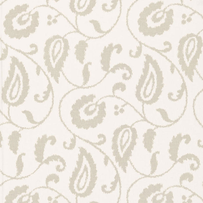 Schumacher Malacca Ikat Vine Linen Fabric Sample 175011