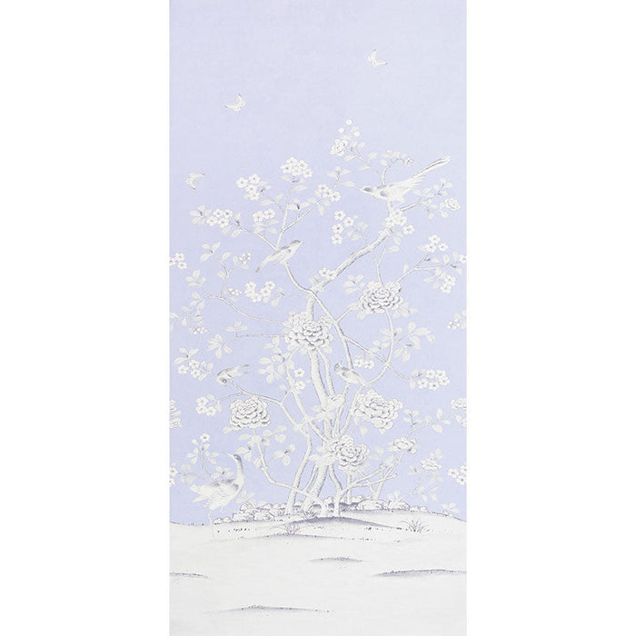 Schumacher Chinois Palais Lavender Fabric Sample 175046