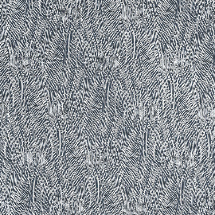 Schumacher Grand Cascade Indigo Fabric Sample 175351