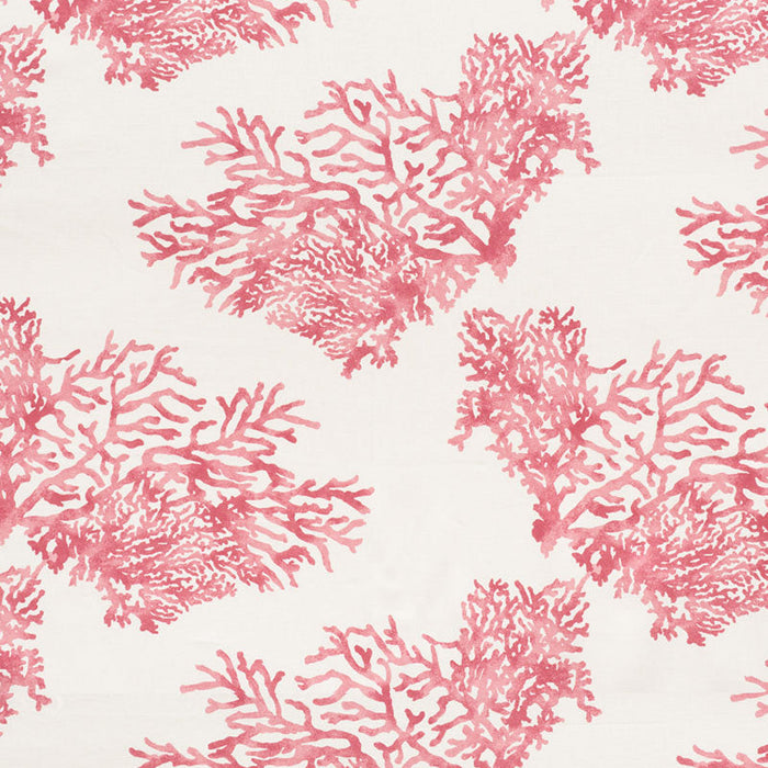 Schumacher Great Barrier Reef Pink Fabric Sample 175365