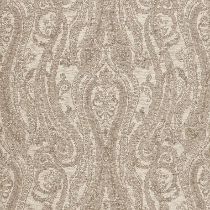 Schumacher Cachemire Linen Sheer Greige Fabric 175400