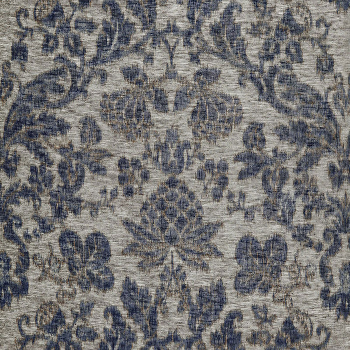 Schumacher Shalimar Sheer Indigo Fabric Sample 175410