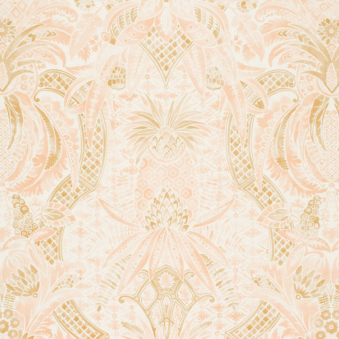 Schumacher Cap Ferrat Blush Fabric 175581