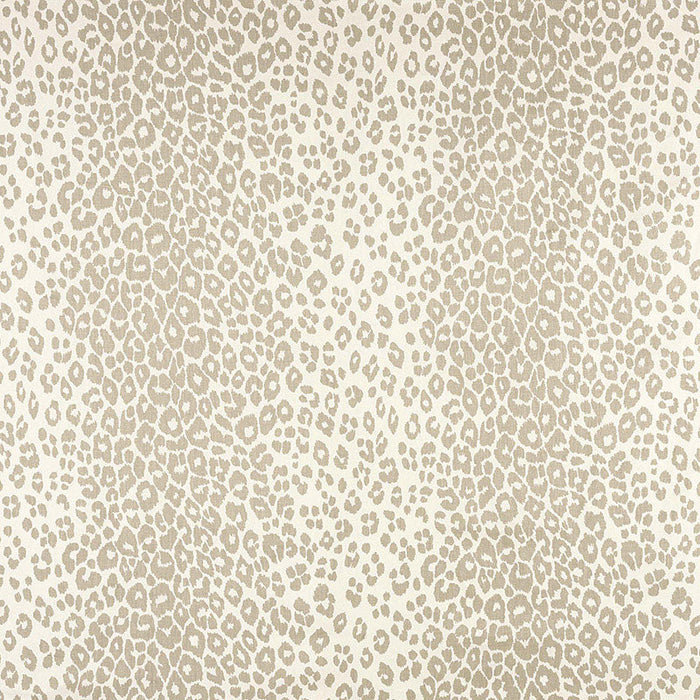 Schumacher Iconic Leopard Linen Fabric Sample 175721