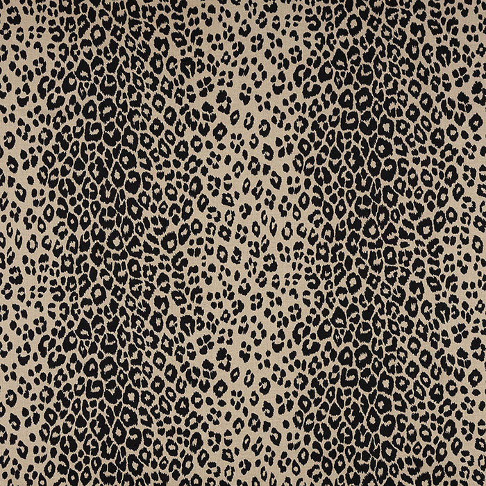 Schumacher Iconic Leopard Ebony/Natural Fabric Sample 175725