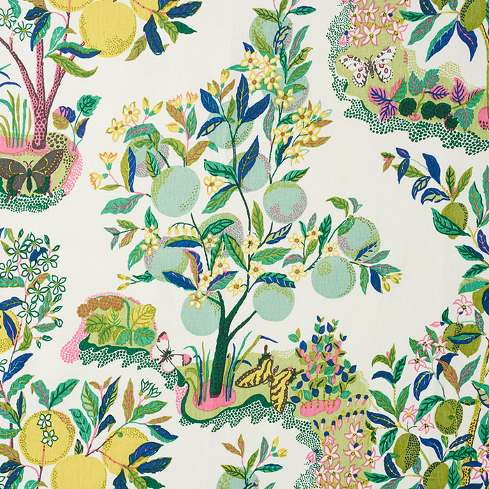 Schumacher Citrus Garden Lime Fabric 175762