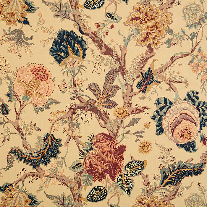 Schumacher Indian Arbre Tea Fabric 175780