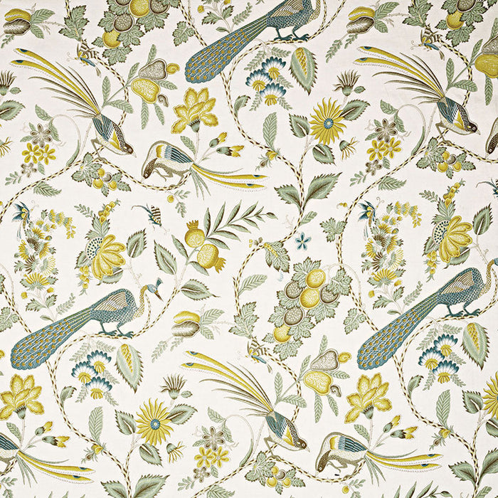 Schumacher Campagne Cadet & Citron Fabric Sample 175951