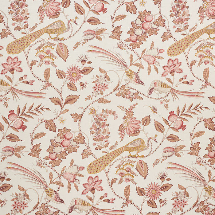 Schumacher Campagne Rose & Ochre Fabric Sample 175955