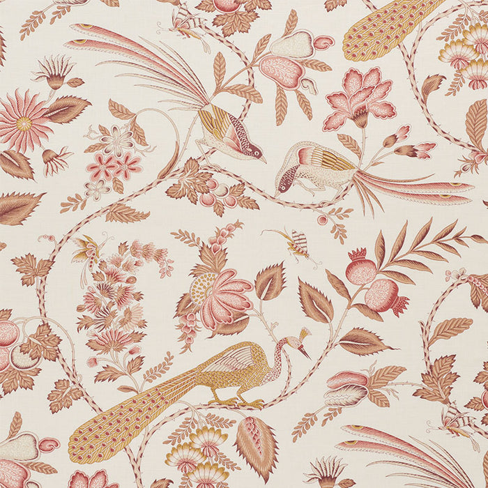 Schumacher Campagne Rose & Ochre Fabric 175955