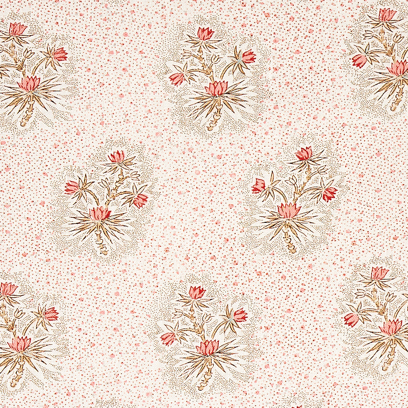 Schumacher Cassis Floral Rouge Fabric 175970