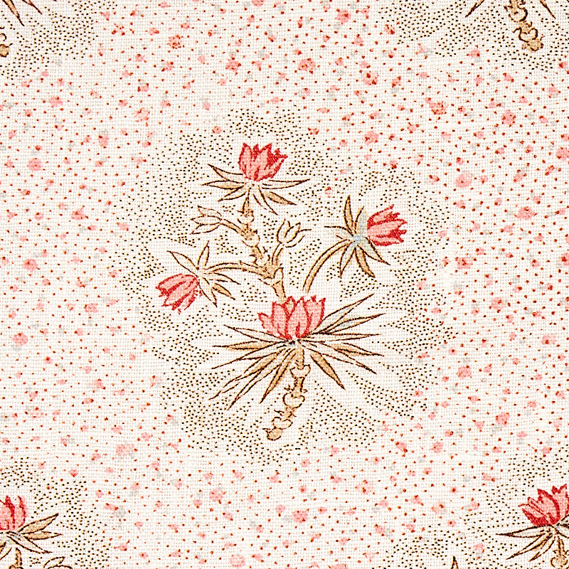 Schumacher Cassis Floral Rouge Fabric 175970