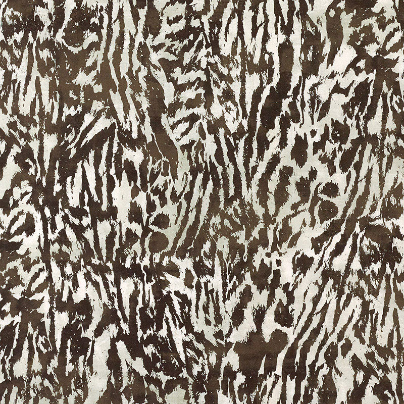 Schumacher Feline Darkwood Fabric 175992