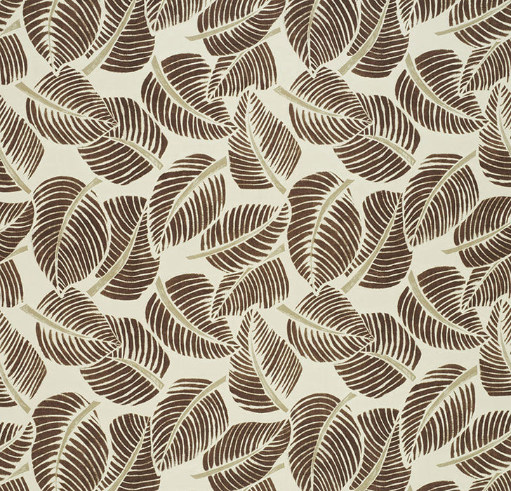 Schumacher Costa Rica Chocolate Fabric Sample 176192