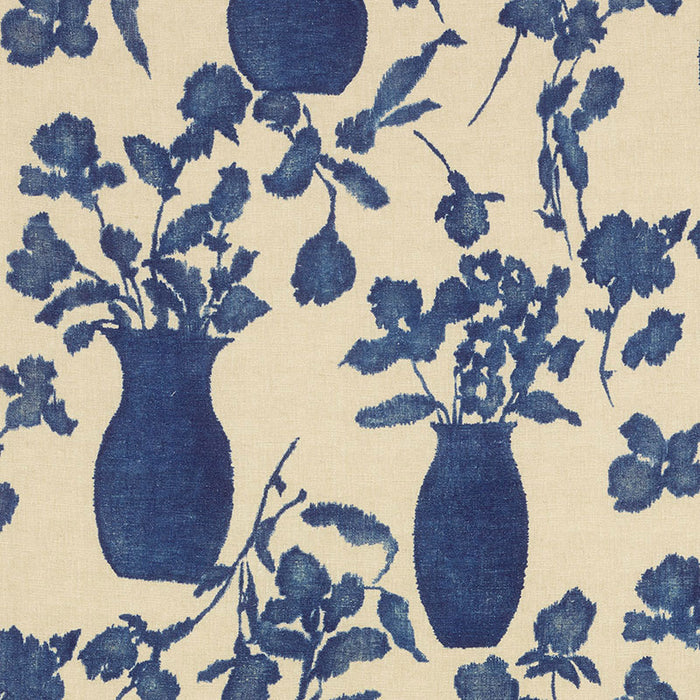 Schumacher Hugo Floral Indigo Fabric 176241