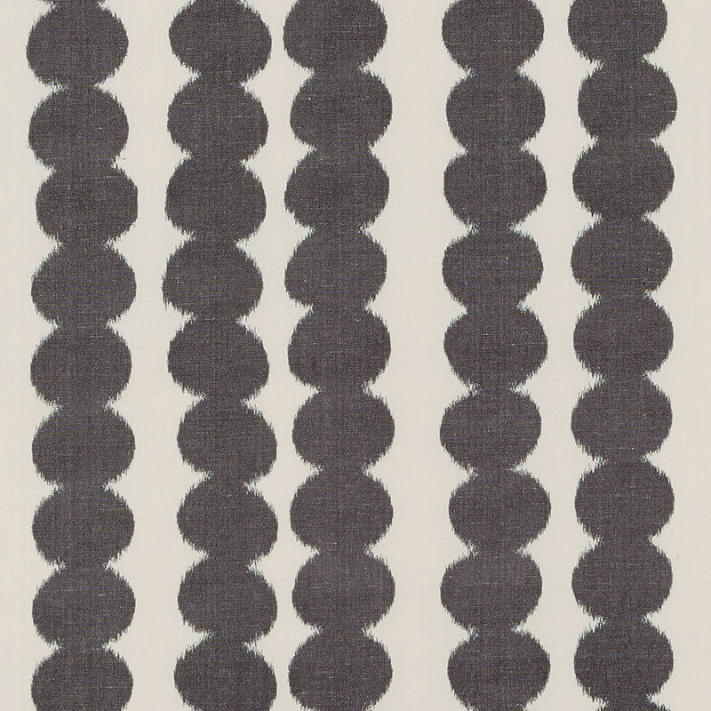 Schumacher Full Circle Faded Black Fabric 176250